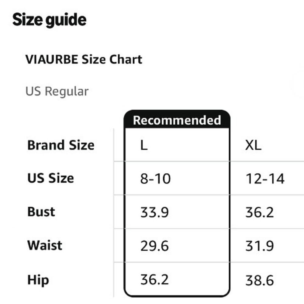 Viaurbe Women Tankini Swimdress Navy White Tummy Control Skirted L - Picture 8 of 8